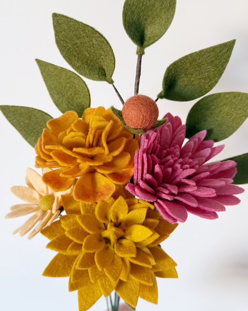 Felttique Felt Flowers - 3