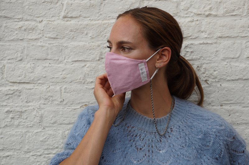 Cotton Smile Face Mask & Jewelry - 7
