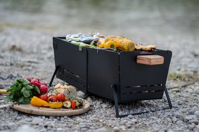 Knister - der Grill für zuhause und unterwegs