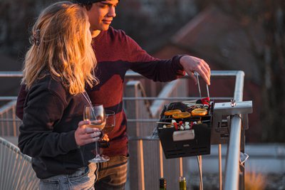 Knister - der Grill für zuhause und unterwegs