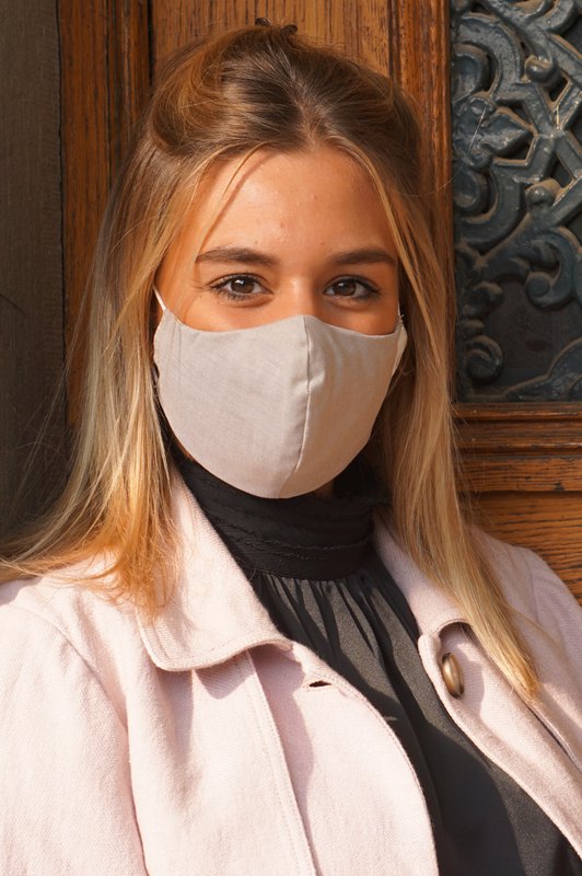 Cotton Smile Face Mask & Jewelry - 4