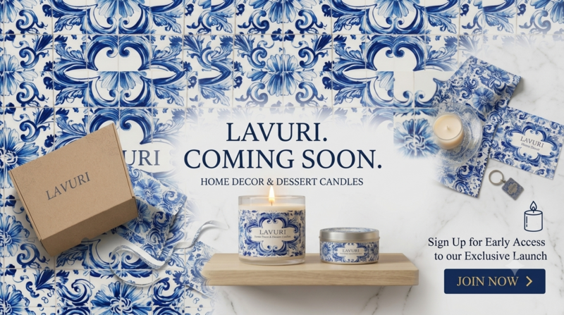 LAVURI.eu Home Decor & Gourmet Dessert Candles, 100% handmade in EU for EU - 4