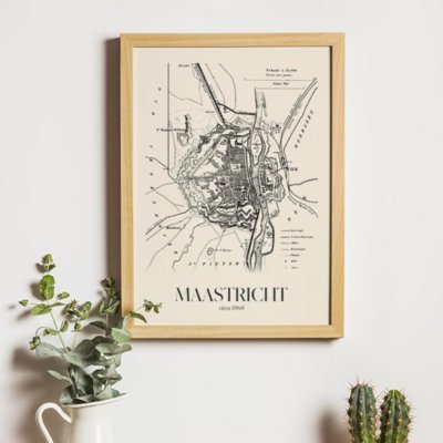 Vintage Stadskaart