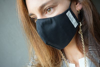 Cotton Smile Face Mask & Jewelry