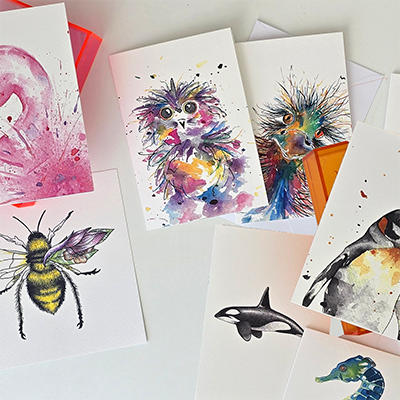 Quirine ter Huurne mixed media illustraties