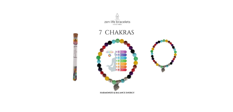 ZEN LIFE BRACELETS/ THE 7 CHAKRAS BRACELET - 6