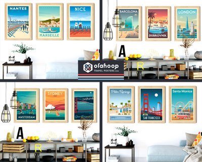 Olahoop Travel Posters