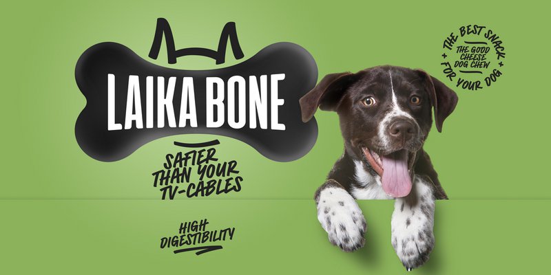 LAIKA BONE Healthy dog cheese chews, dental chews, yak. - 3
