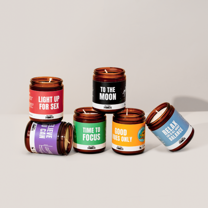 The Right Moods Gift Candles - 6