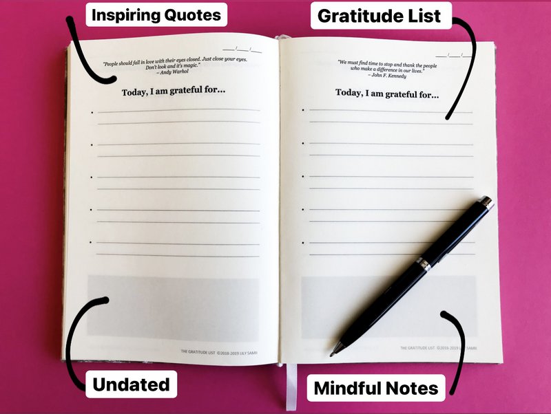 The Gratitude List Journals - 10