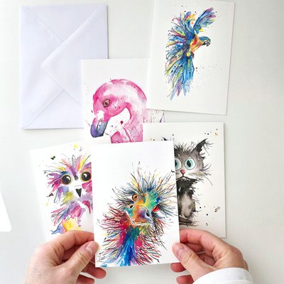 Quirine ter Huurne mixed media illustraties