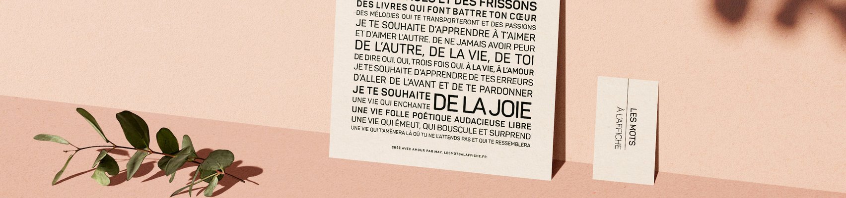 Les mots à l'affiche