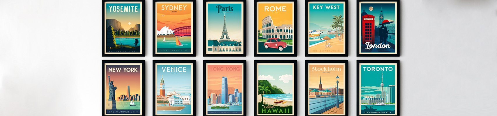Olahoop Travel Posters
