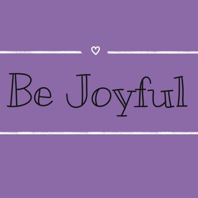 Joyfully Spreading The Word (Be Joyful)