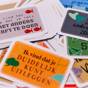 Complimentenspel, Stationery merk in Nederland